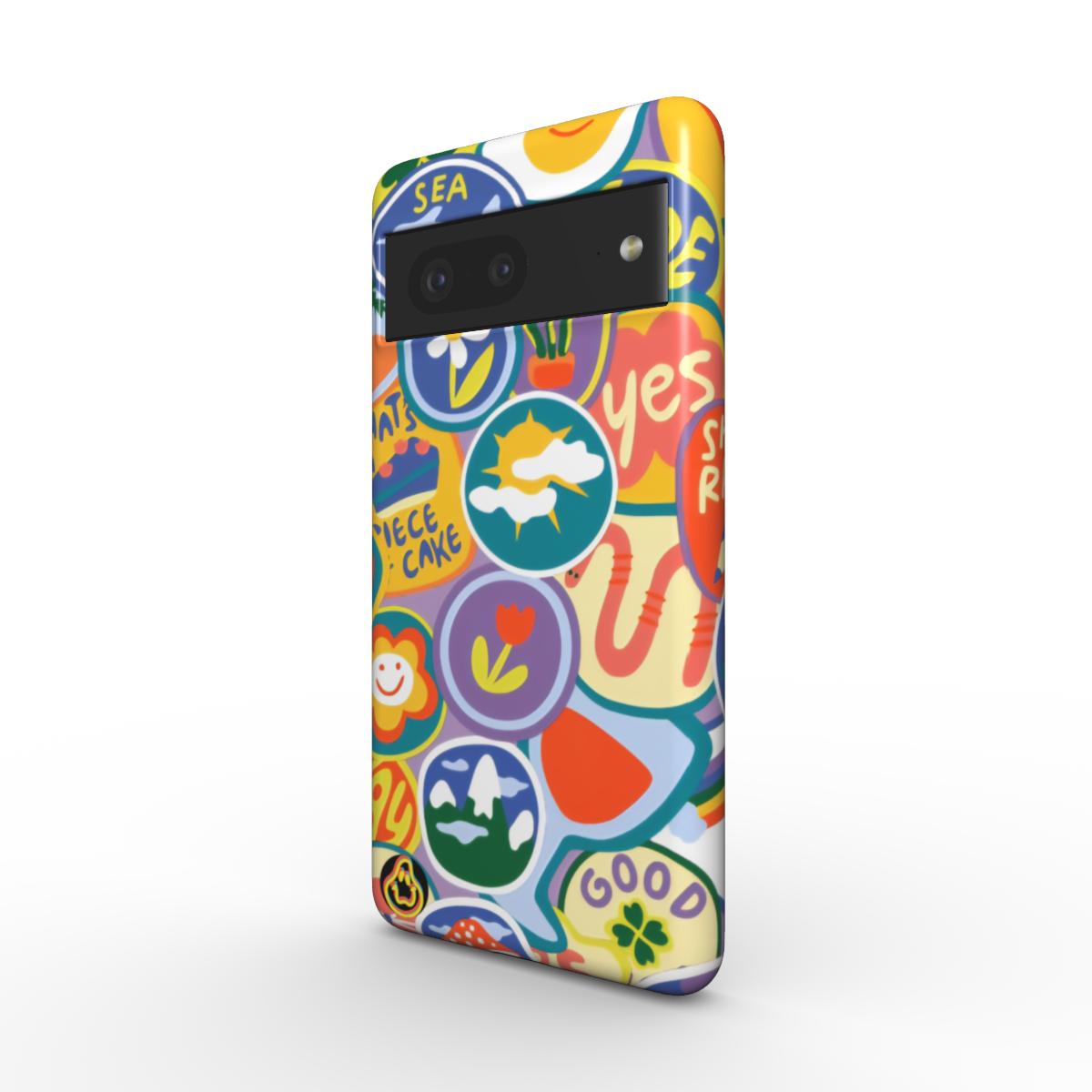 Vintage Pin Tough Phone Case For Google Pixel Devices