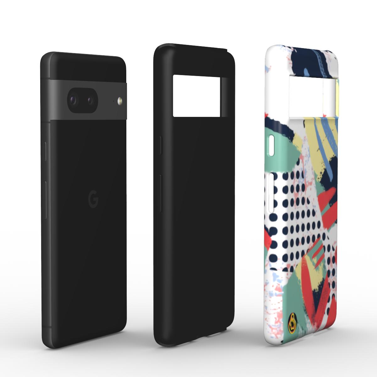 Abstract Freestyle Tough Phone Case For Google Pixel 10, 10 pro & 10 pro XL