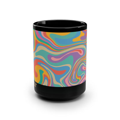Mug Shobert Swirl 15oz — Black