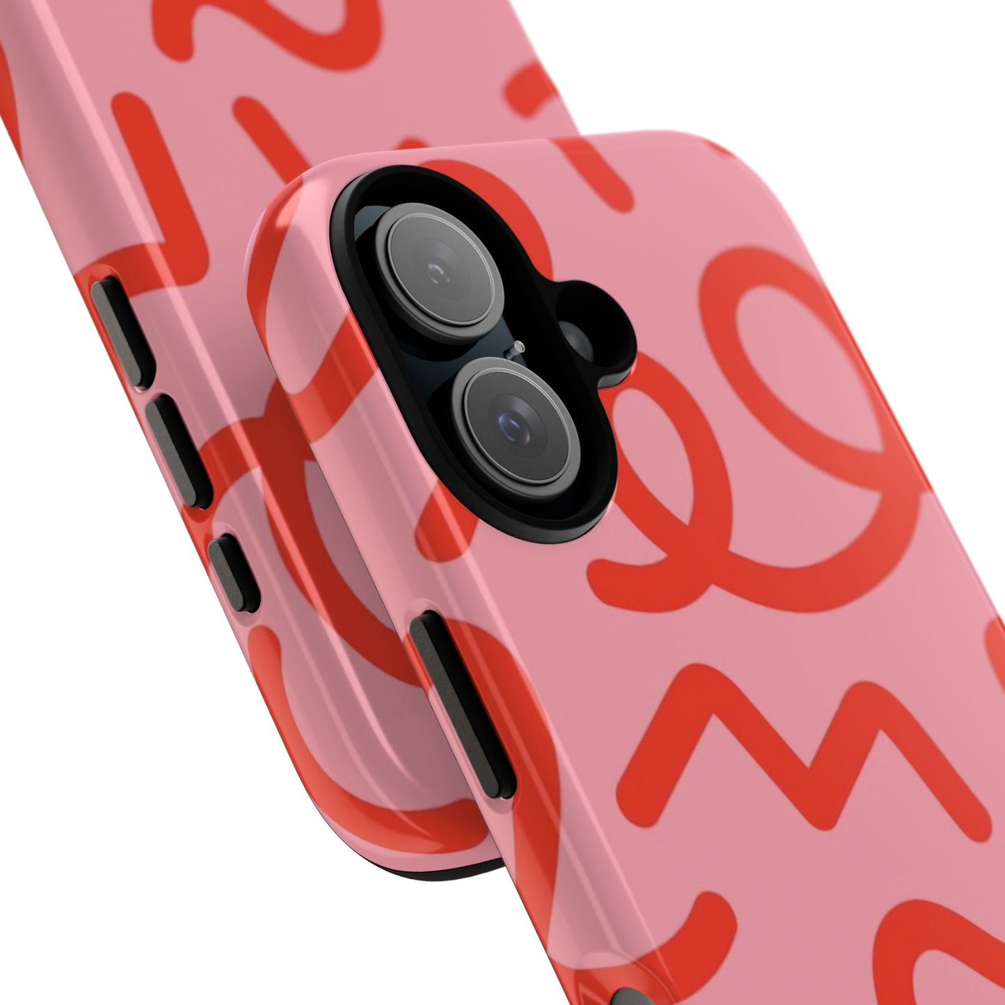 Red Candy Swirls Tough Case for Apple