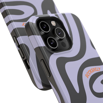 Purple Swirl Phone Case for Apple