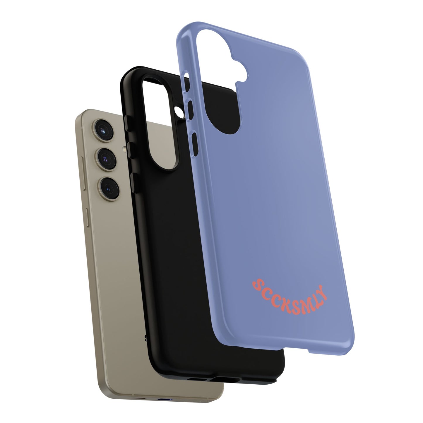 Periwinkle Blue Tough Phone Case for Samsung