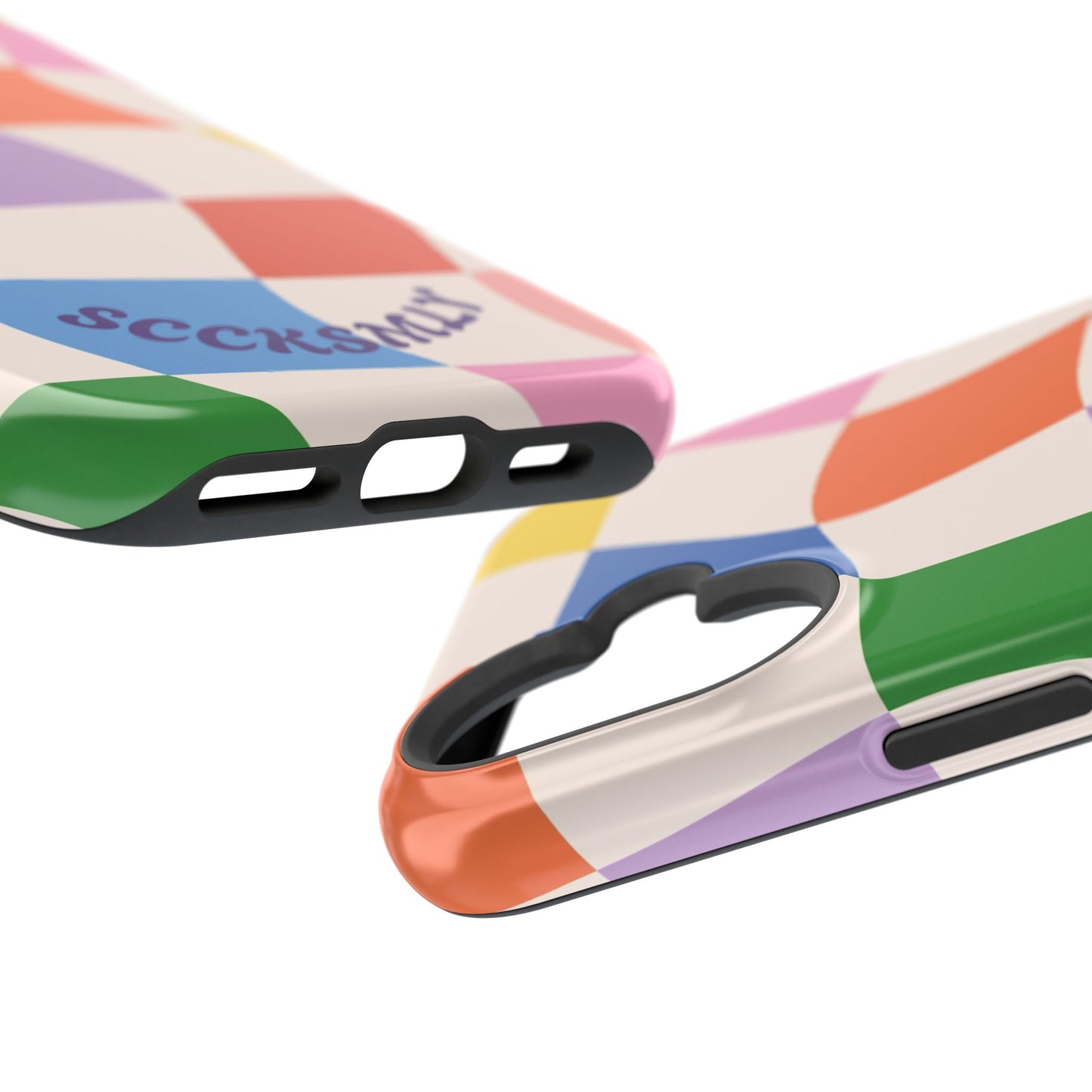 Checker Flicker Phone Case "IOS or Apple"