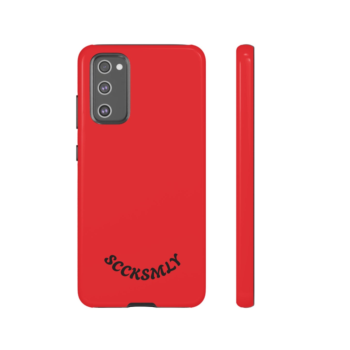 SOLID Screaming Red Tough Case for Samsung