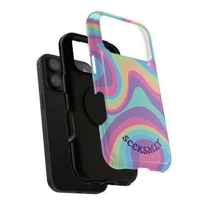 Pastel Swirl Phone Case for Apple