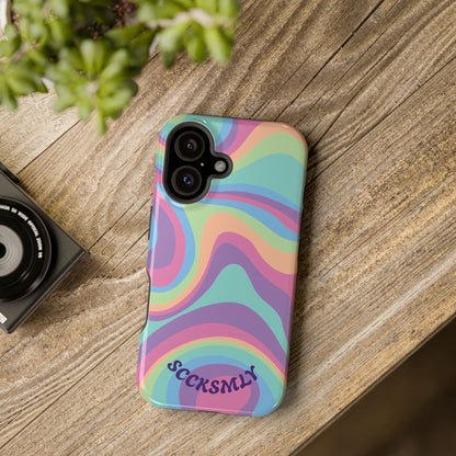 Pastel Swirl Phone Case for Apple