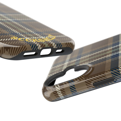 Earth and Sky Plaid Phone Case for Apple