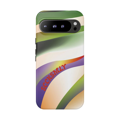 Green Waves Phone Case for Google Pixel