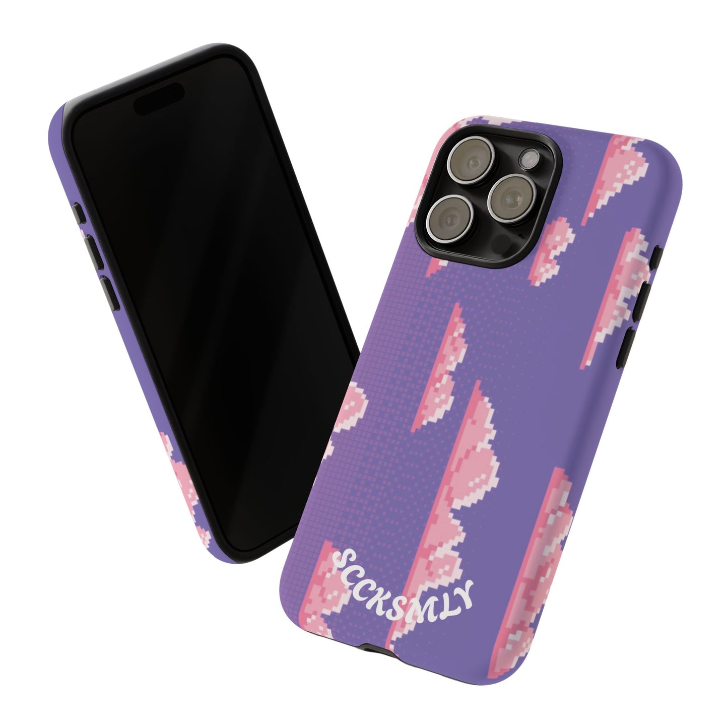 Purple Cotton Candy Sky Tough Phone Case for Apple