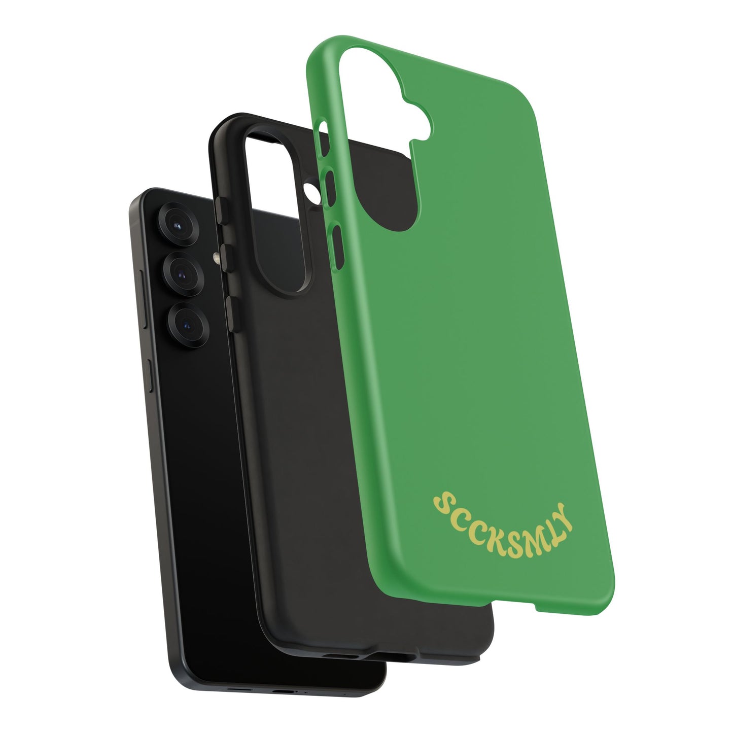 SOLID Green Grin Tough Case for Samsung