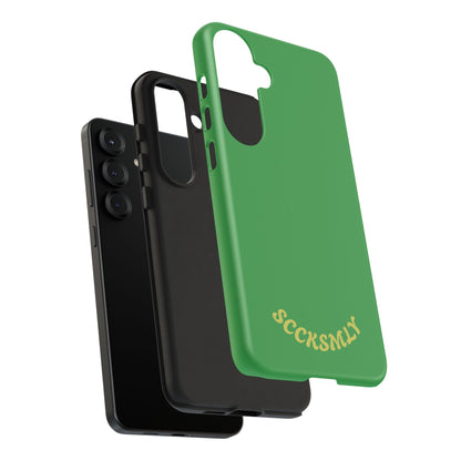 SOLID Green Grin Tough Case for Samsung