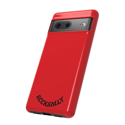 SOLID Screaming Red Tough Casee for Google Pixel