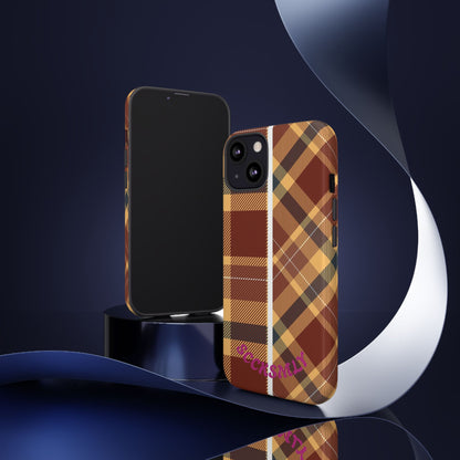 Autumn Plaid Phone Case for Apple
