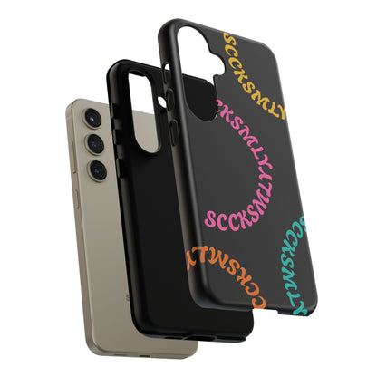 Y2K Wavy Script Tough Case for Samsung