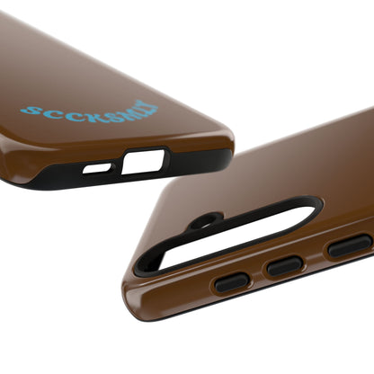 SOLID Chocolate Coco Tough Case for Samsung