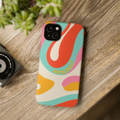 Psychodelic Acid Swirl Phone Case for Apple