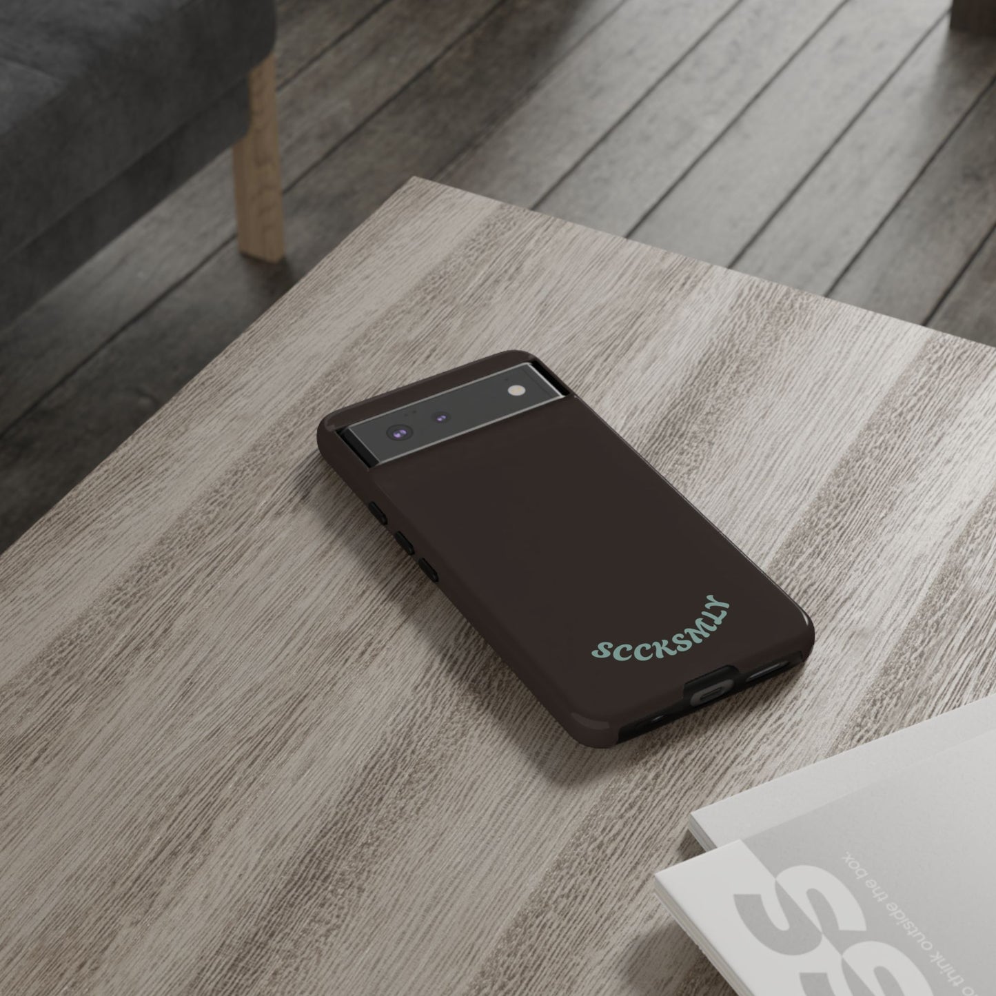 SOLID Espresso Mint Tough Phone Case for Google Pixel