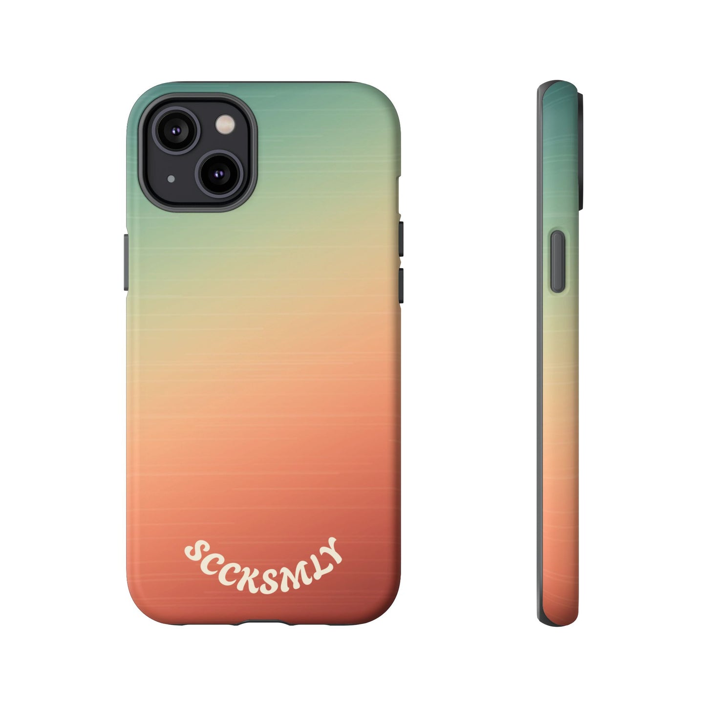 Warm Ombré Tough Phone Case for Apple