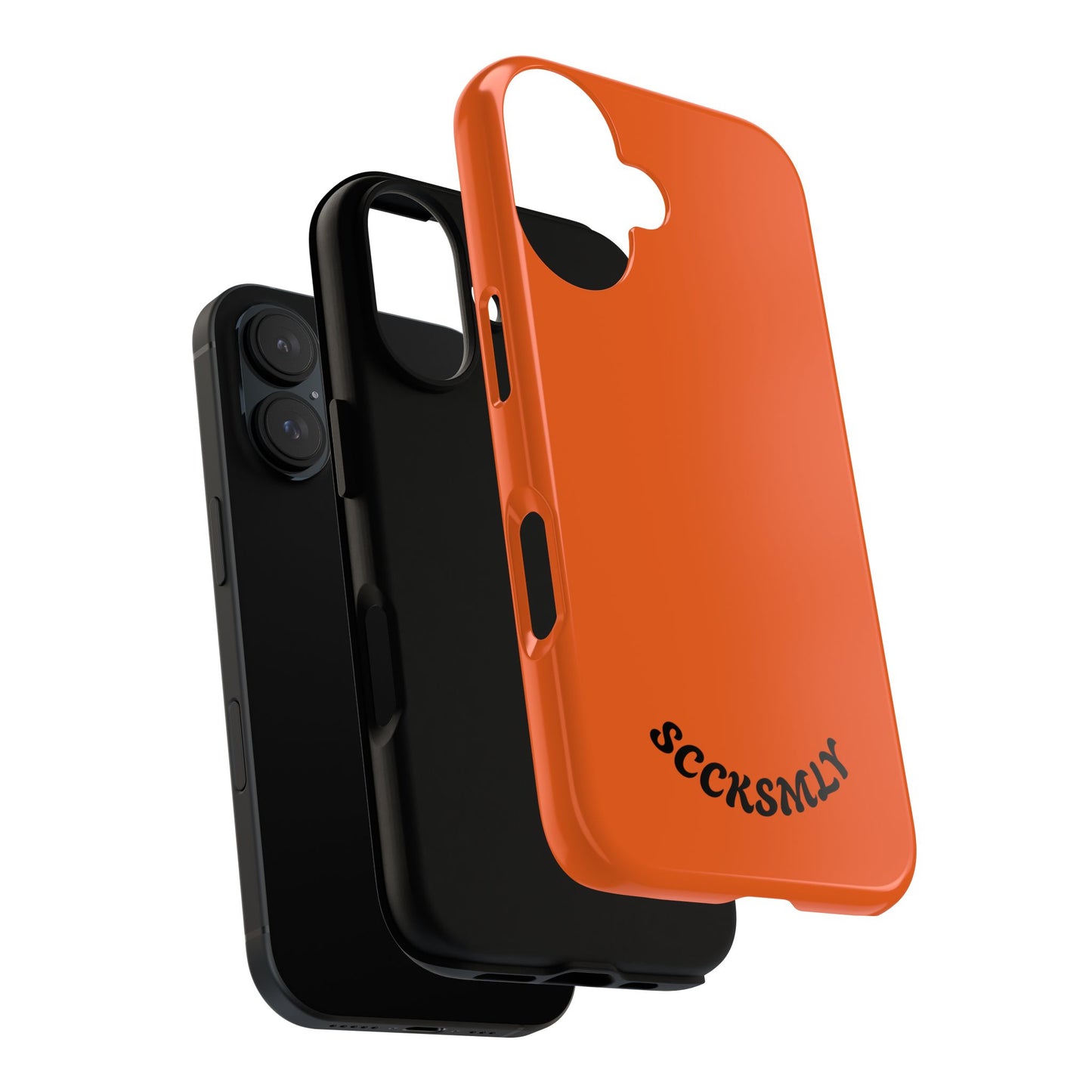 SOLID Tangerine Tough Case for Apple