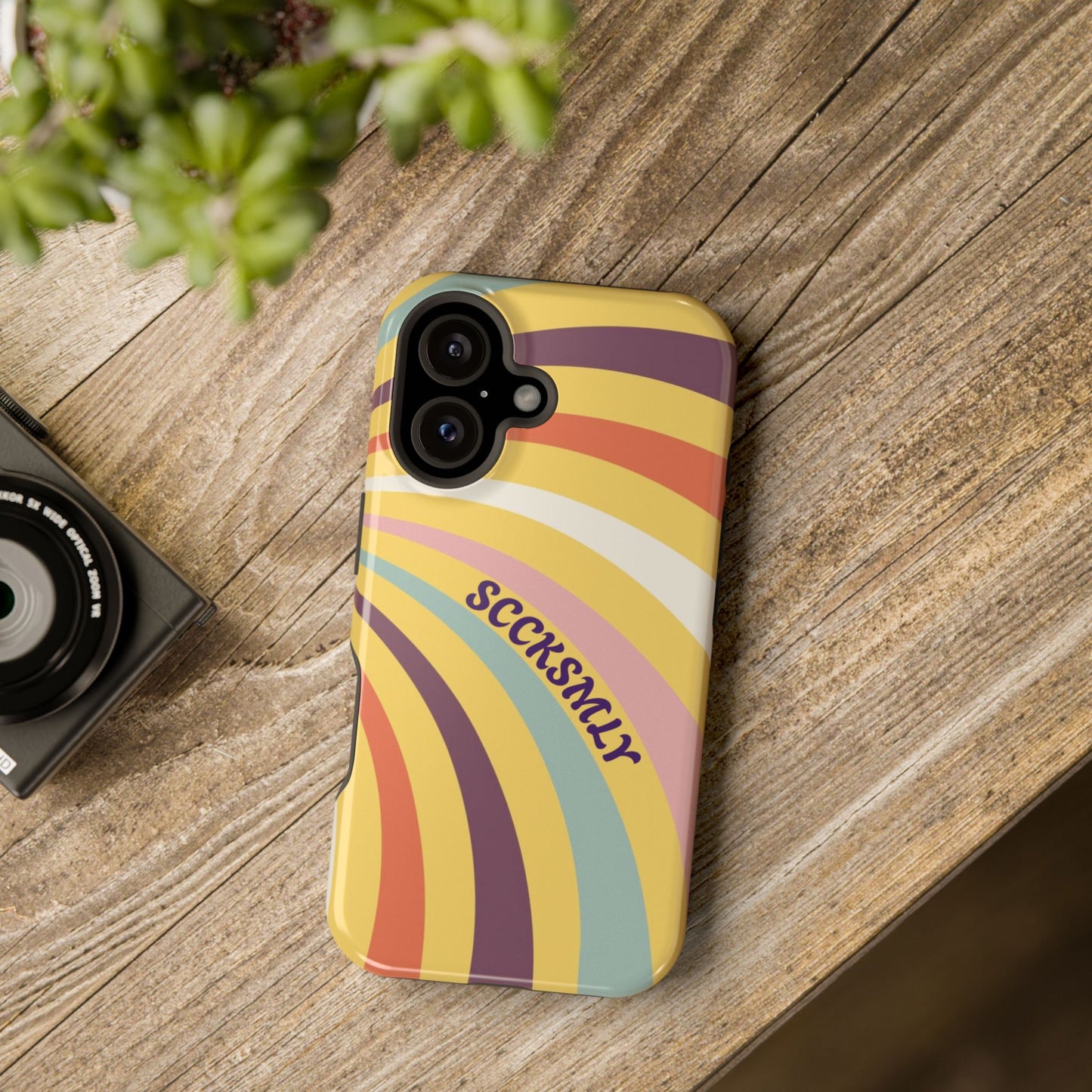 Vintage Groove Phone Case for Apple