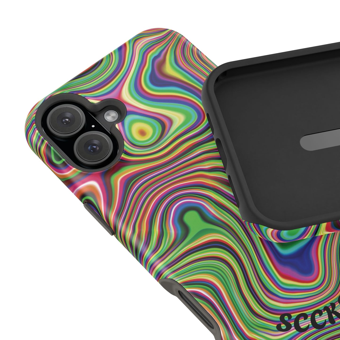 Acid Swirl Phone Case for Apple