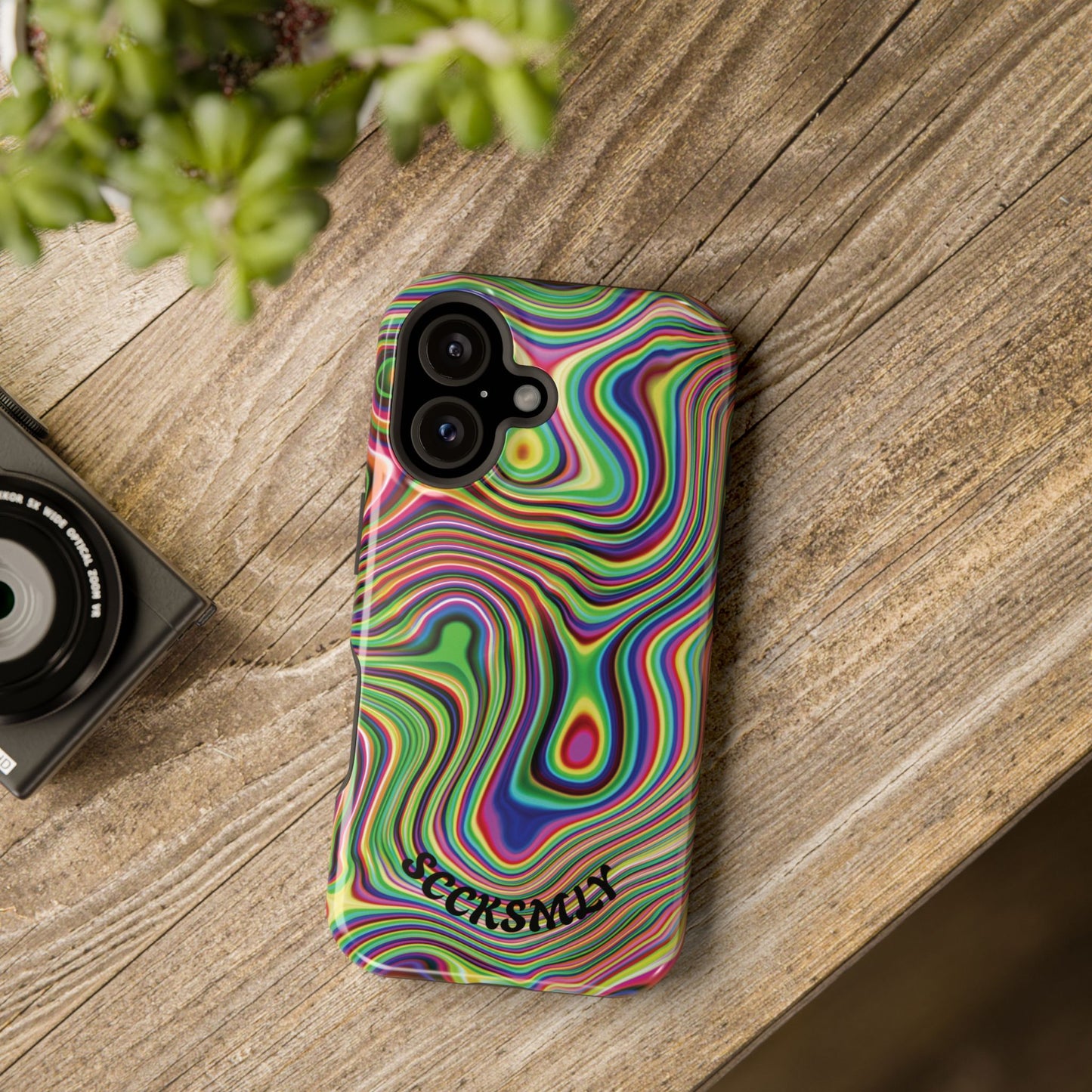 Acid Swirl Phone Case for Apple