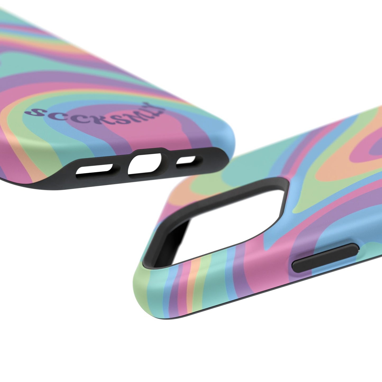 Pastel Swirl Phone Case for Apple