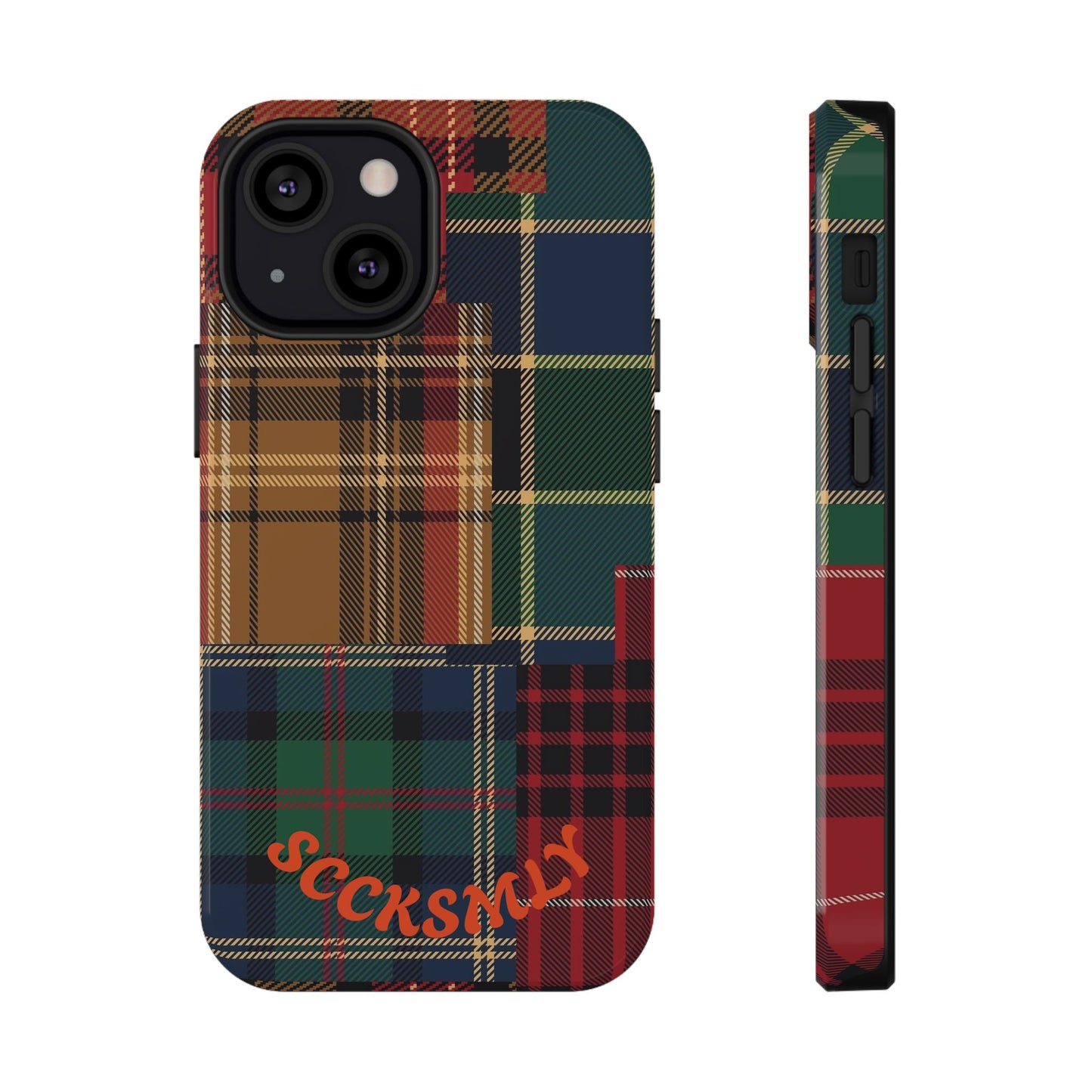 Heritage Hues Patchwork Tough Phone Case for Apple