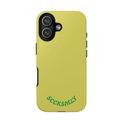 SOLID Lemon Pop Tough Case for Apple