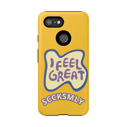 Yellow "I FEEL GREAT" Tough Phone Case for Google Pixel