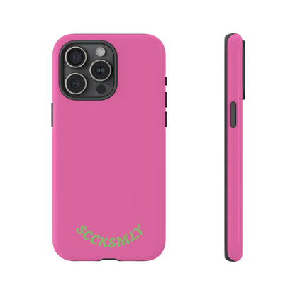 SOLID Sweet Static Pink Tough Case for Apple