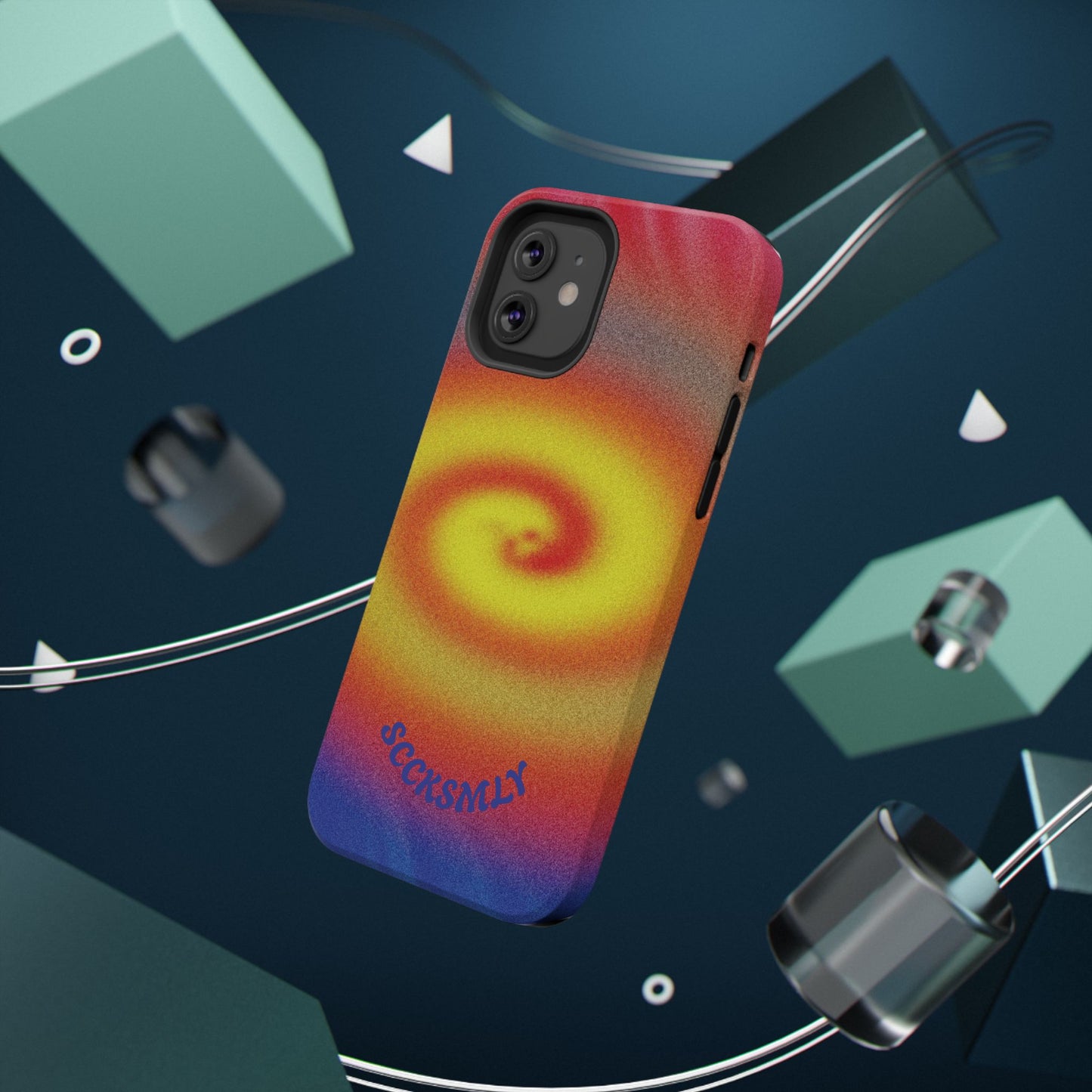 Toxic Spiral Tough Phone Case for Apple