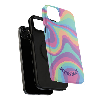 Pastel Swirl Phone Case for Apple