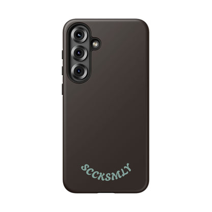 SOLID Espresso Mint Tough Phone Case for Samsung