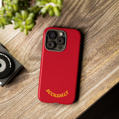 SOLID Calm Cherry Tough Case for Apple
