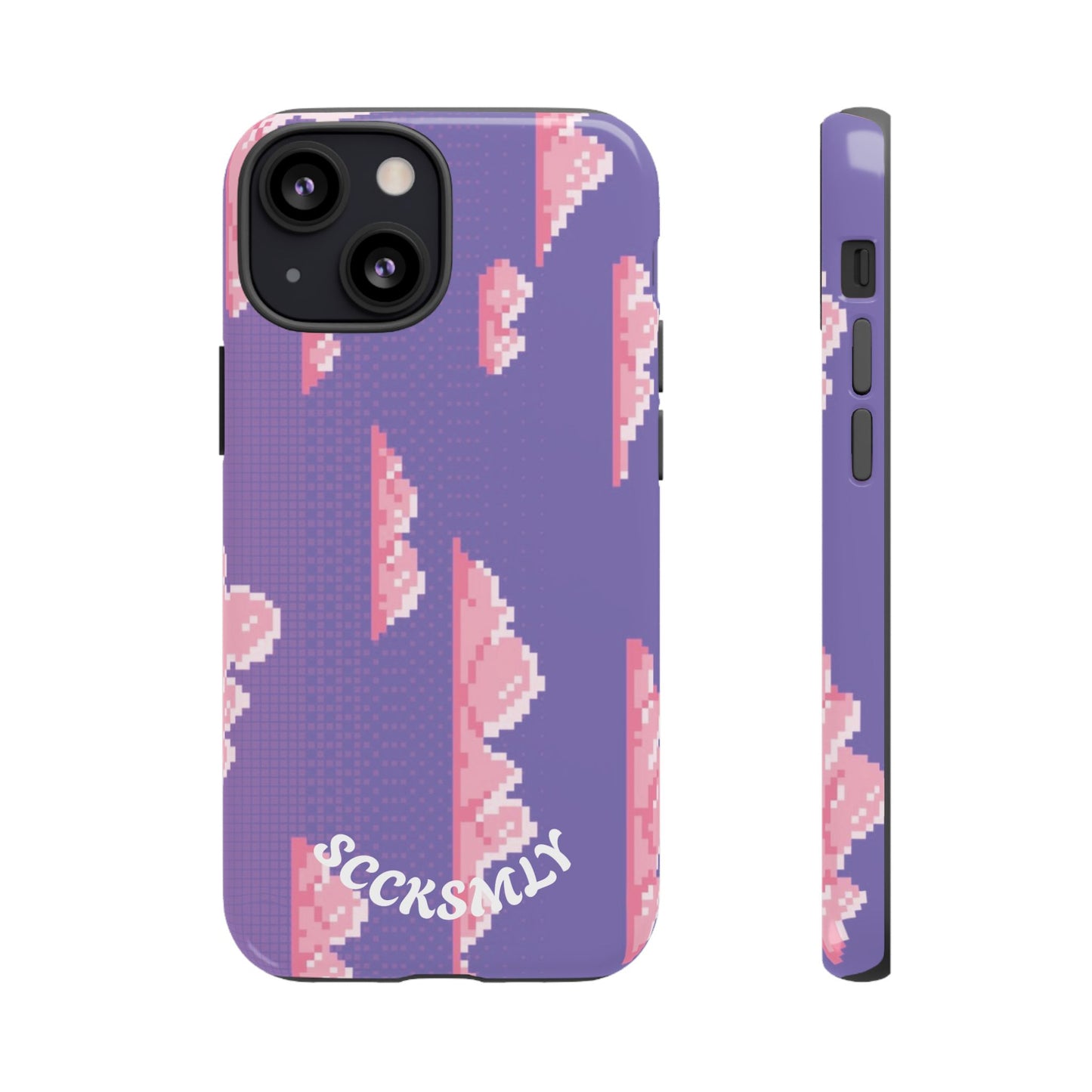 Purple Cotton Candy Sky Tough Phone Case for Apple