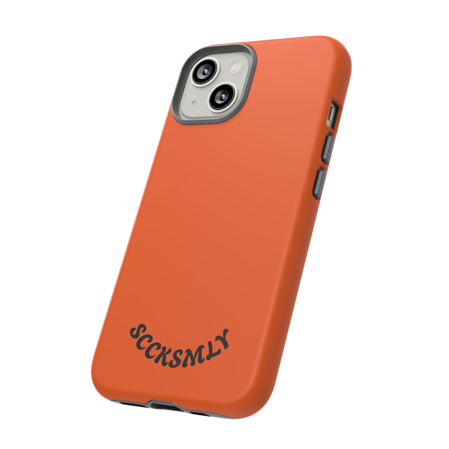 SOLID Tangerine Tough Case for Apple