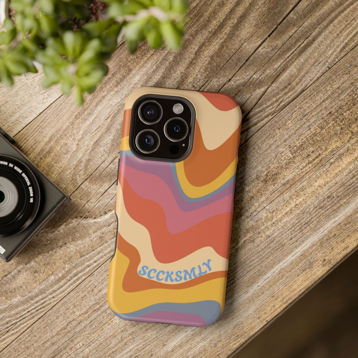 Warm Retro Phone Case for Apple