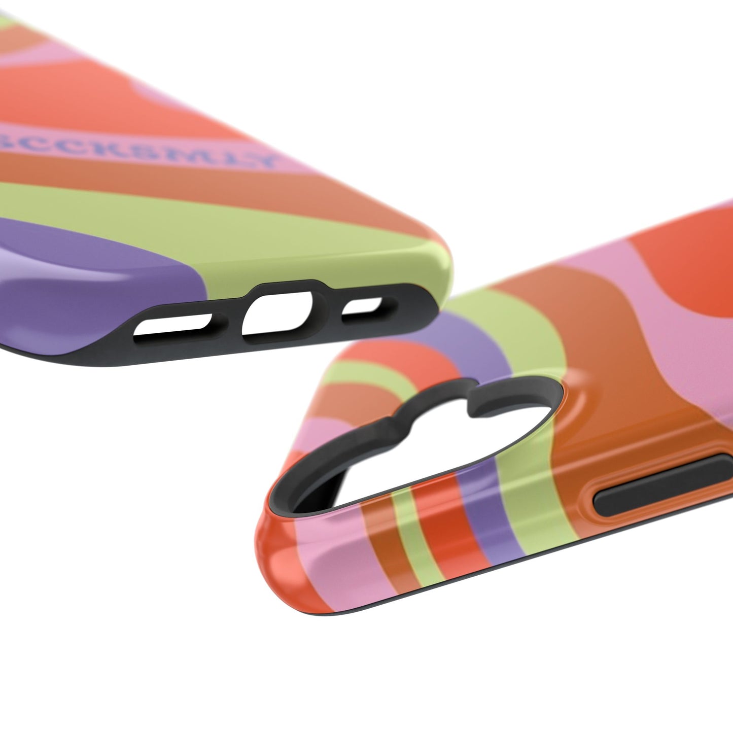 Curvy Swirl Phone Case for Apple