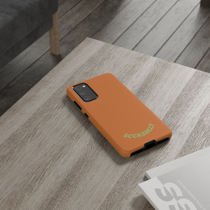 SOLID Terracotta Coal Tough Case for Samsung