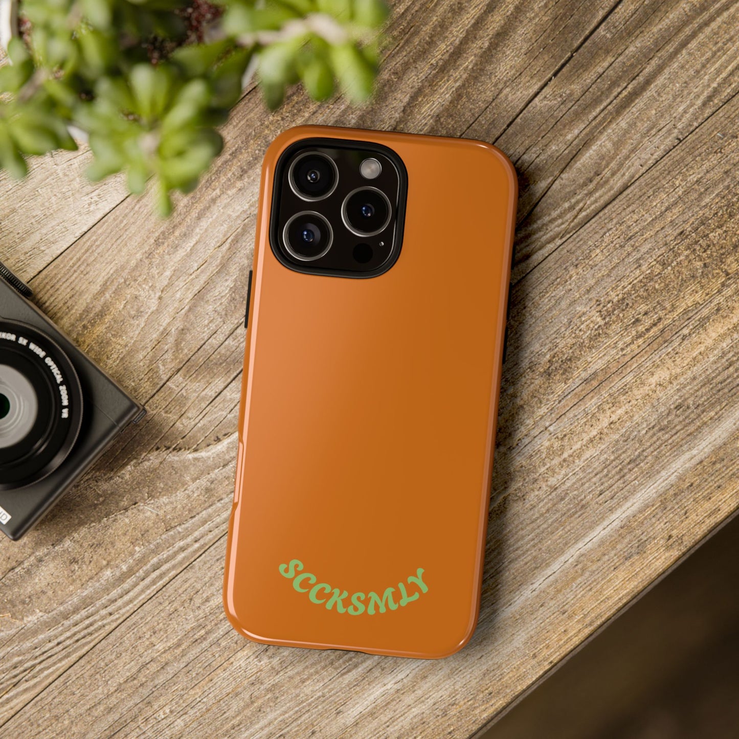 SOLID Terracotta Caoal Tough Case for Apple