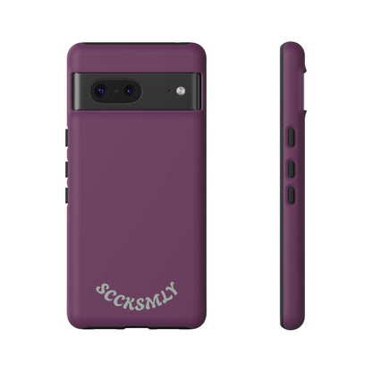 SOLID Amethyst Matte Tough Phone Case for Google Pixel