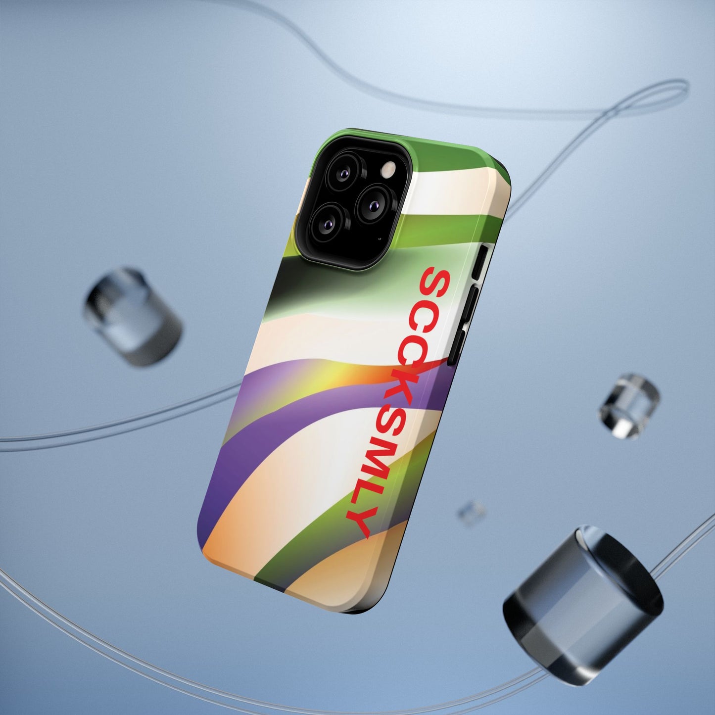 Green Waves Phone Case for "IOS or Apple"