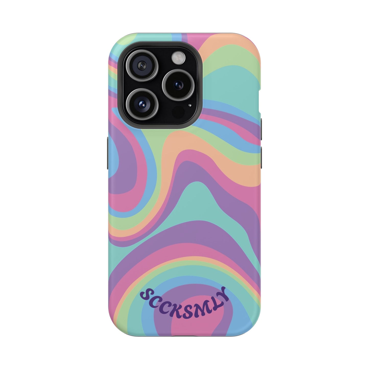 Pastel Swirl Phone Case for Apple