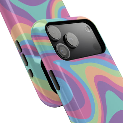 Pastel Swirl Phone Case for Apple