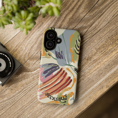 Botanical Strokes Palette Tough Phone Case for Apple