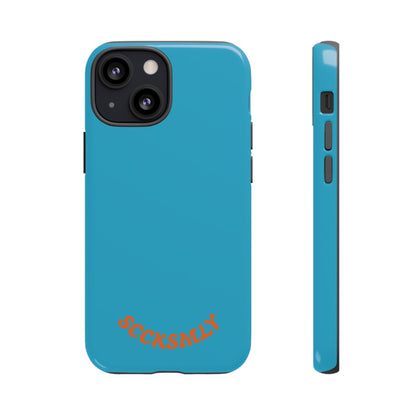SOLID Blue Spook Tough Case for Apple