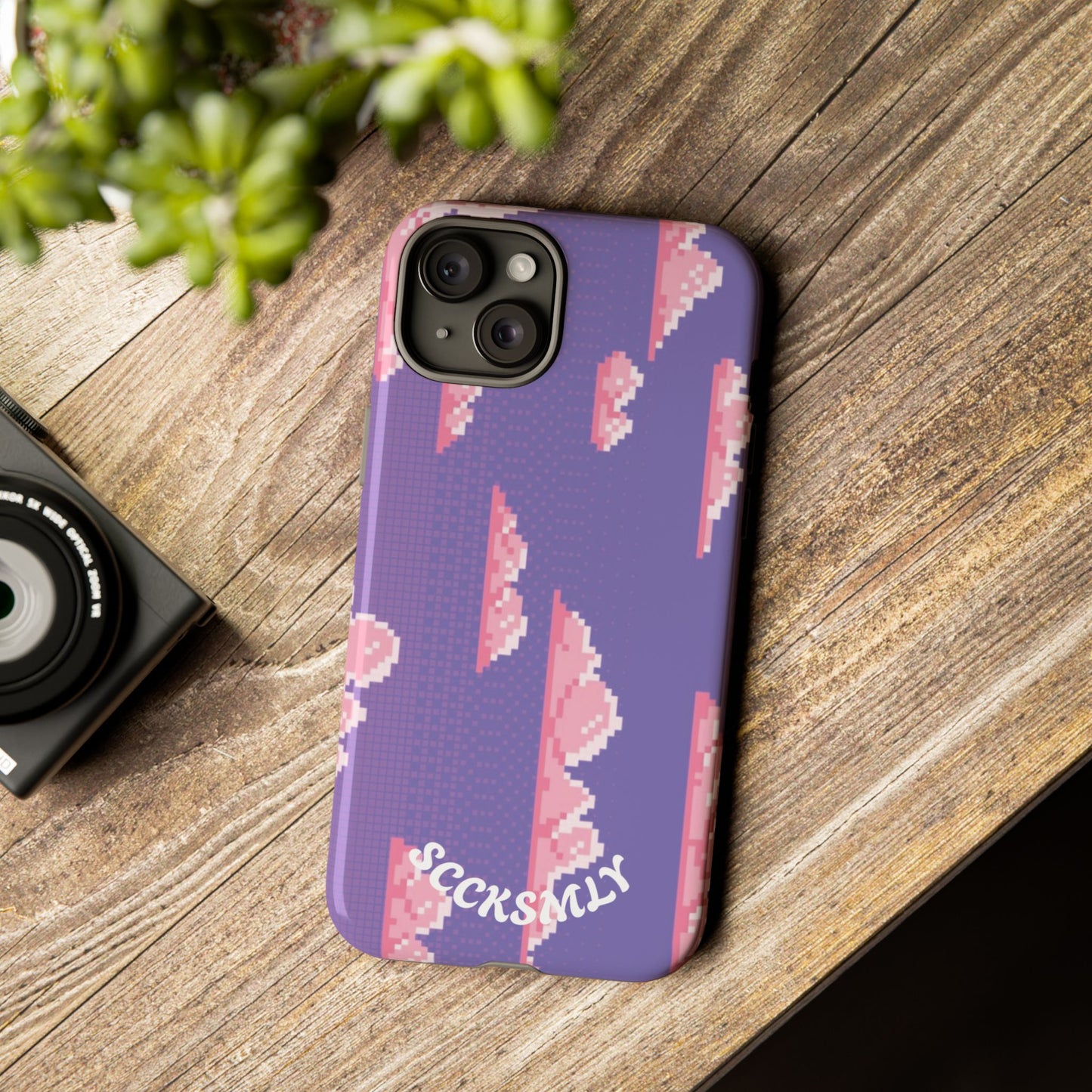 Purple Cotton Candy Sky Tough Phone Case for Apple