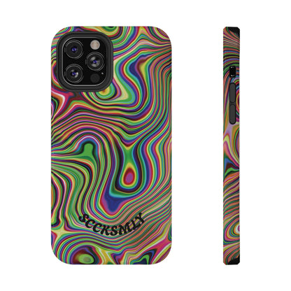 Acid Swirl Phone Case for Apple