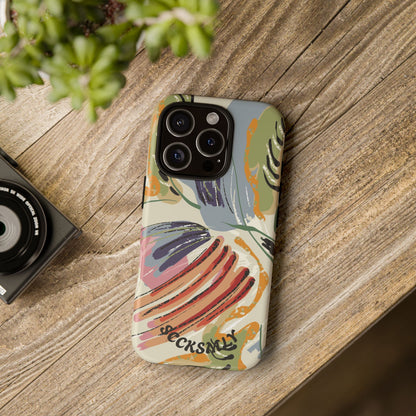 Botanical Strokes Palette Tough Phone Case for Apple